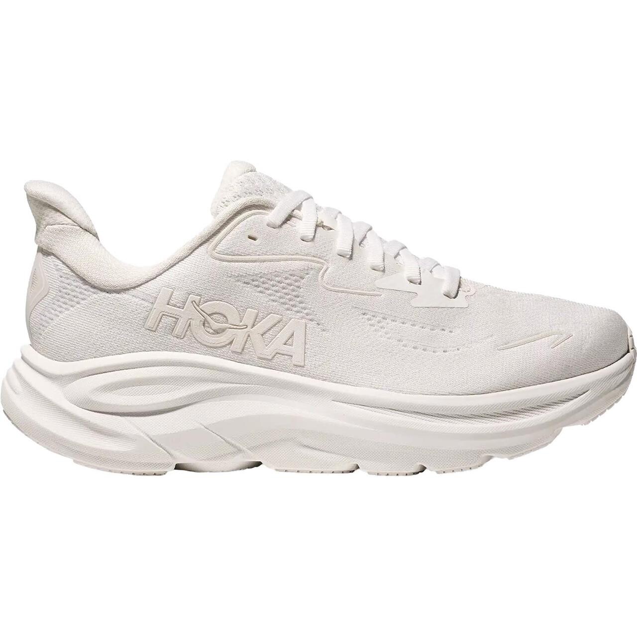Hoka Womens Clifton 10 (Hvid (WHITE/WHITE) 41 1/3)