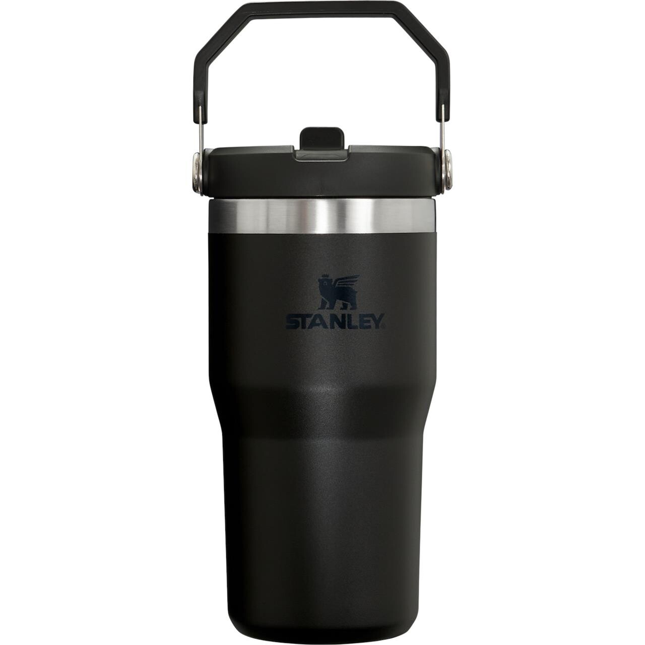 Stanley The IceFlow Flip Straw Tumbler Kop med Sugerør - 600ml - Sort