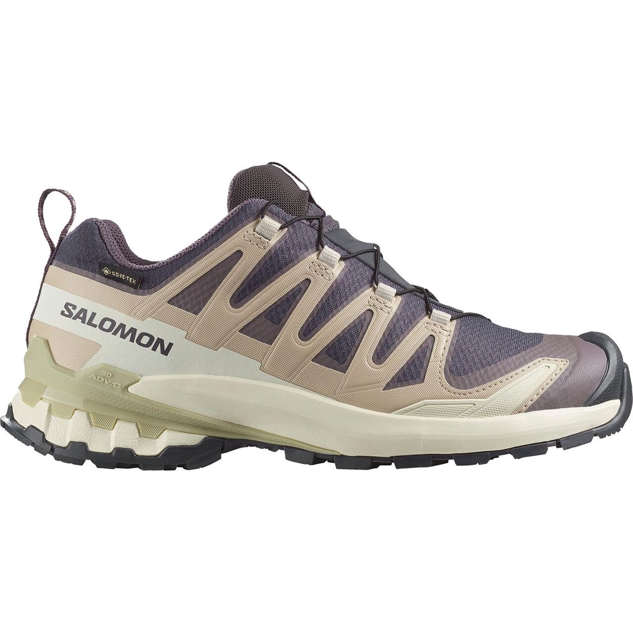 Salomon Womens XA Pro 3D V9 GTX (Grå (NINE IRON/OXFORD TAN/ALFALFA) 38)