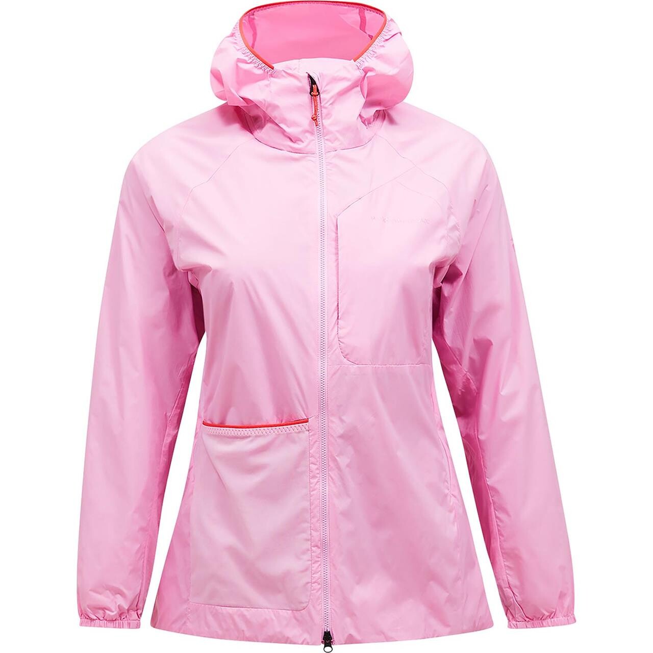 Peak Performance Womens Freelight Alpha Jacket (Lyserød (MORNING DEW/BRILLIANT RED) Medium)