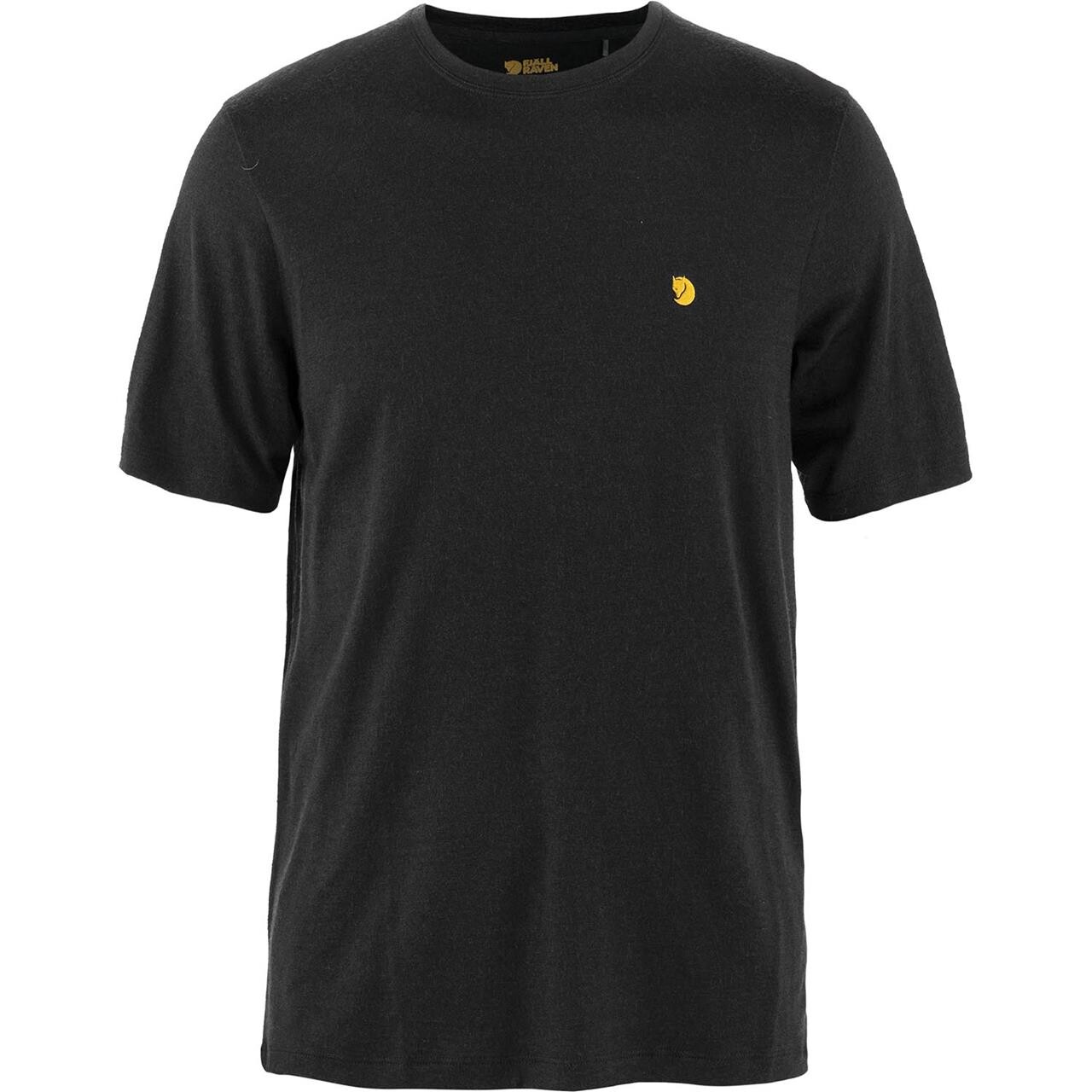 Fjällräven Mens Bergtagen Merino 190 S/S (Sort (BLACK/550) Medium)