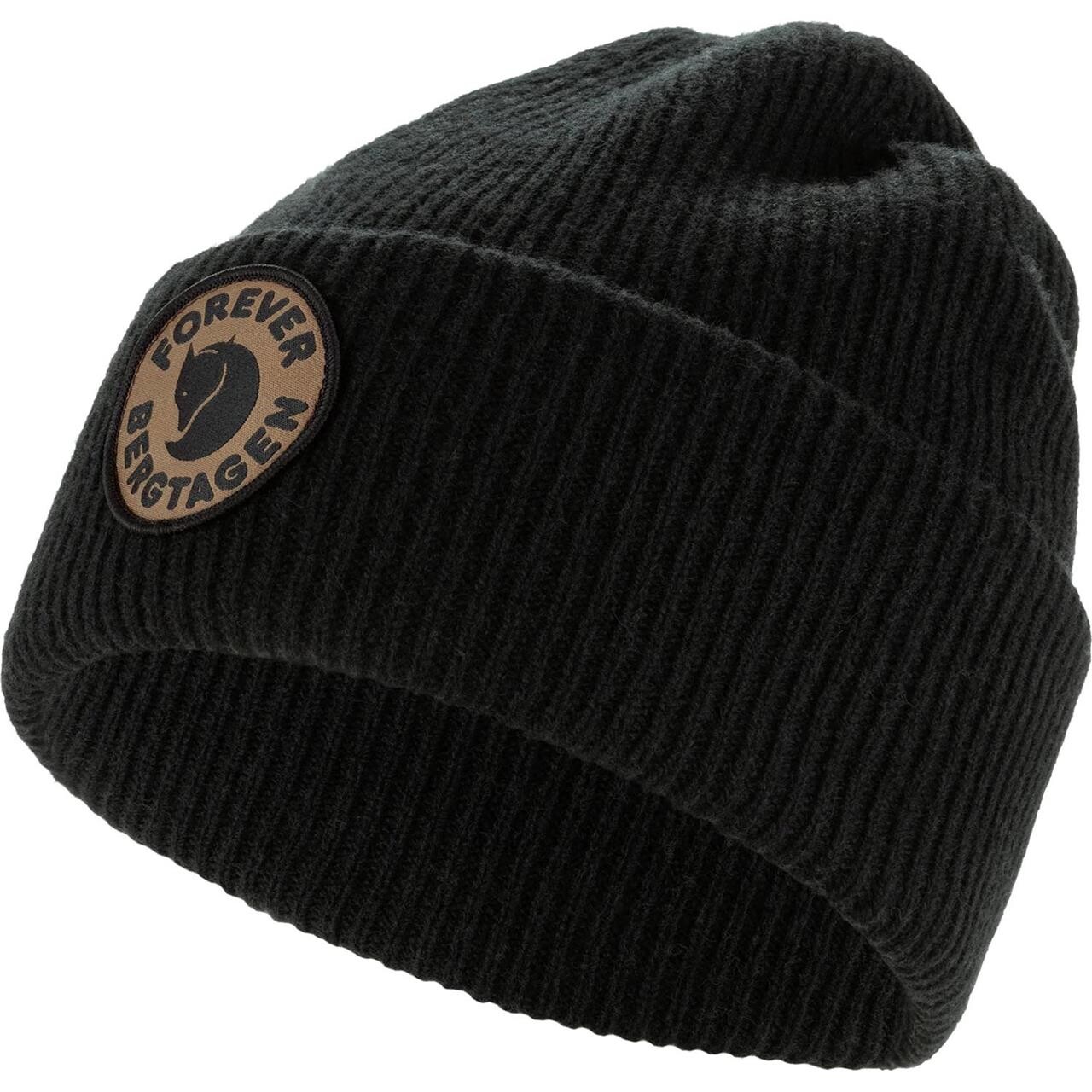 Fjällräven Bergtagen Forever Wool Beanie (Sort (BLACK/550) One size) billede