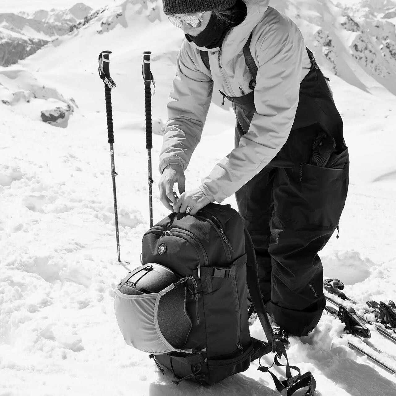 Fjallraven Womens Bergtagen Gtx Touring Bibs Grøn Deep Forest 662