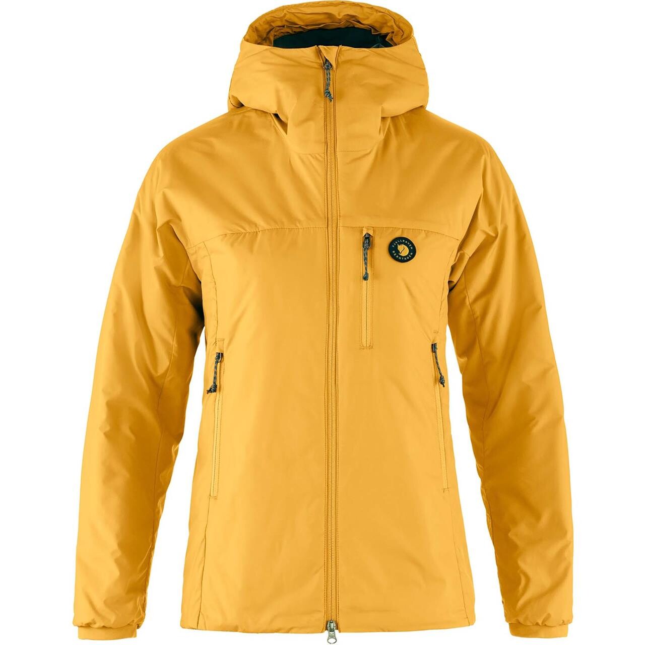Fjällräven Womens Bergtagen 60 Insulation Jacket (Gul (MUSTARD YELLOW-MT BLUE/161-570) Medium)