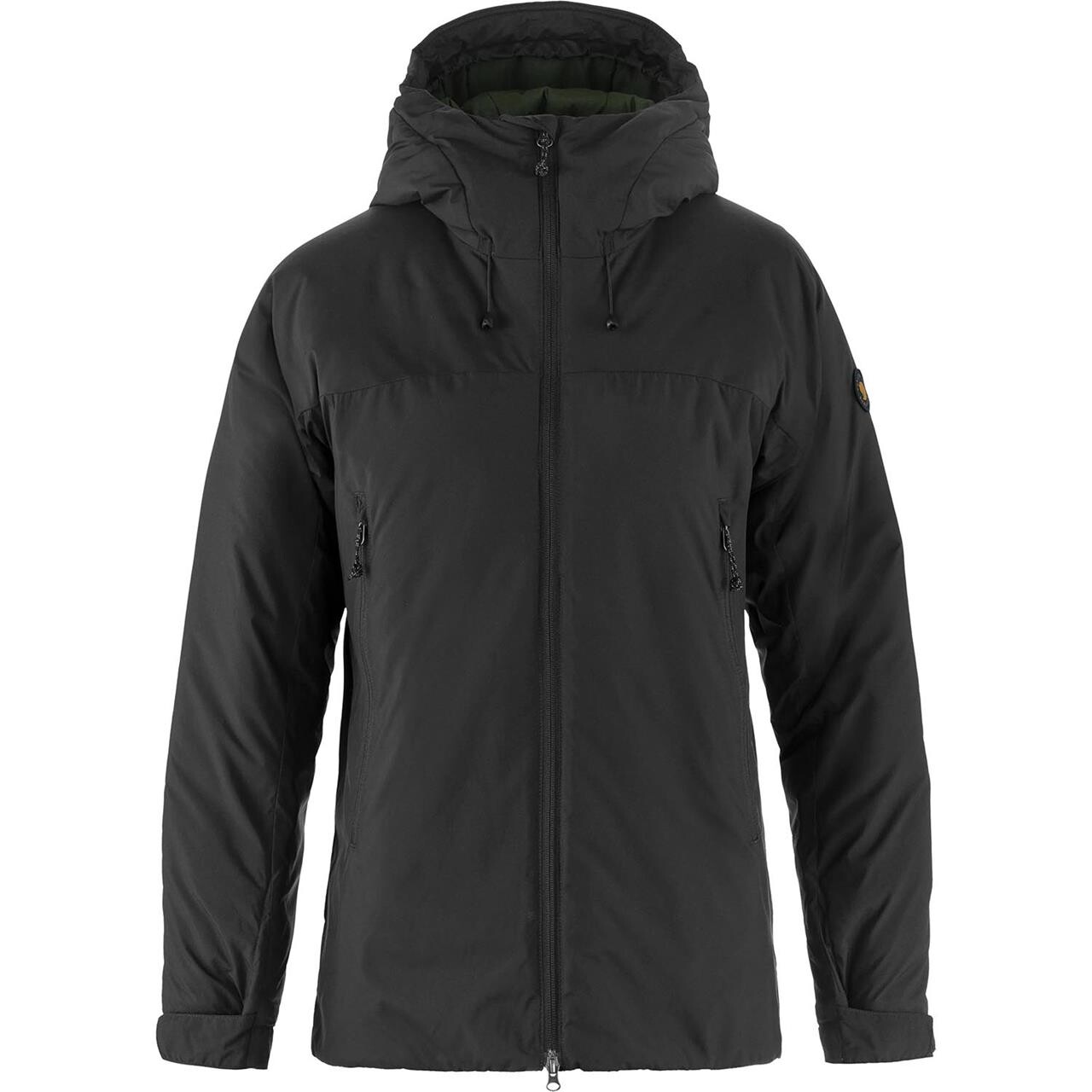 Fjällräven Womens Bergtagen 130 Insulation Jacket (Grøn (BLACK-DEEP FOREST/550-662) XX-small)