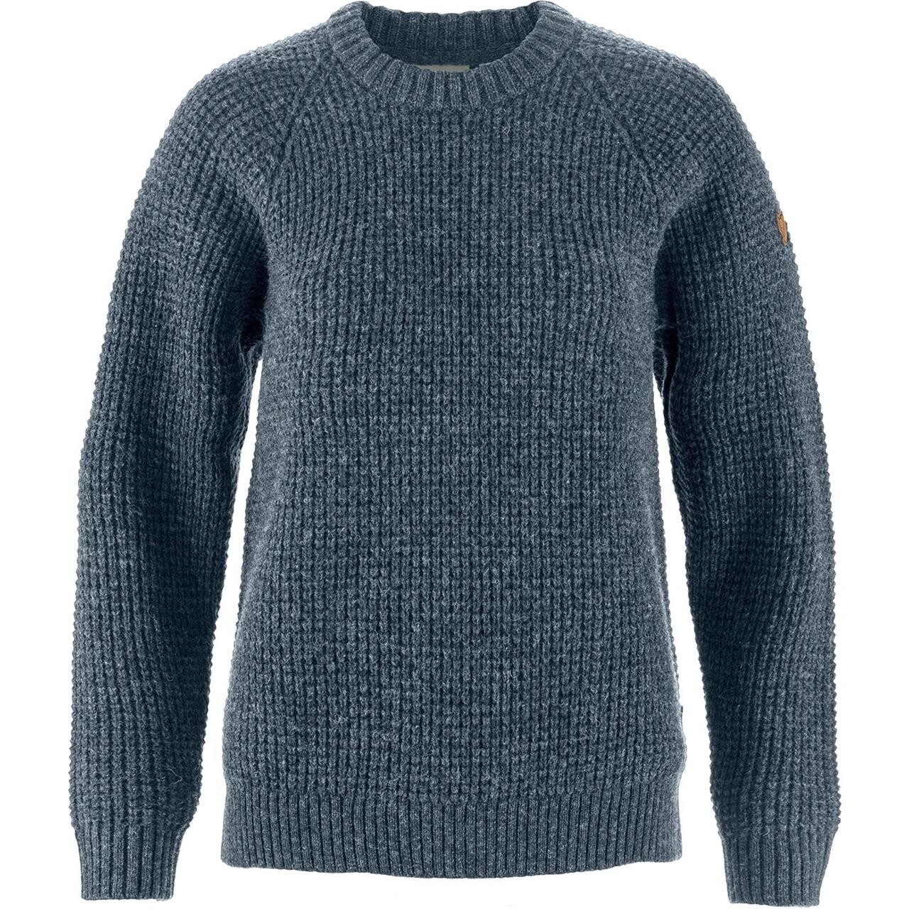 Fjällräven Womens Övik Waffle Knit (Blå (NAVY/560) Small)