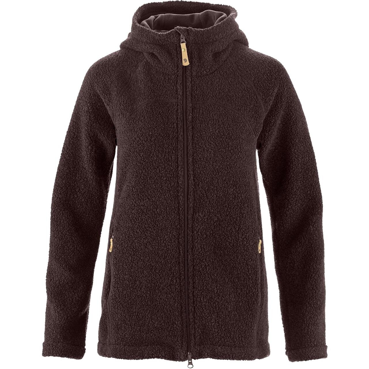 Fjällräven Womens Kaitum Fleece (Brun (BLACK OAK/294) X-large)