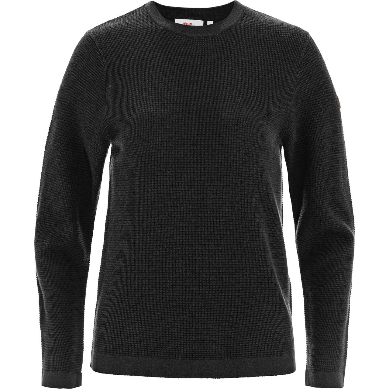 Fjällräven Womens Övik Lite Knit Sweater (Sort (BLACK/550) Medium)