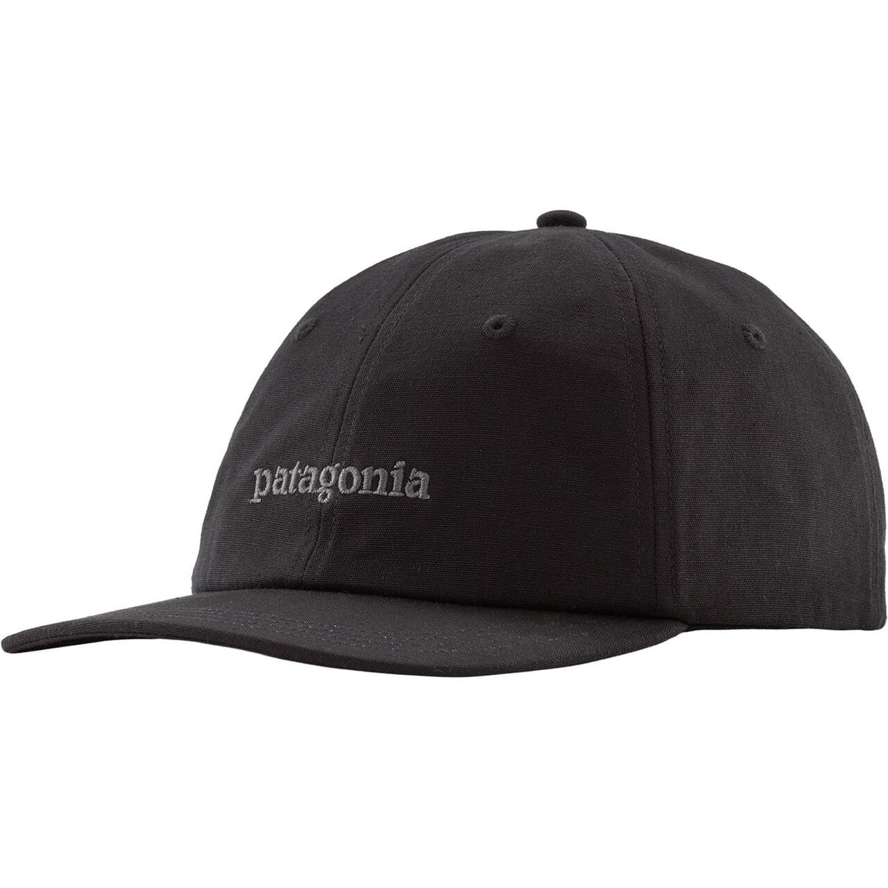 Patagonia Fitz Roy Icon Trad Cap Sort Text Logo: Ink Black One Size