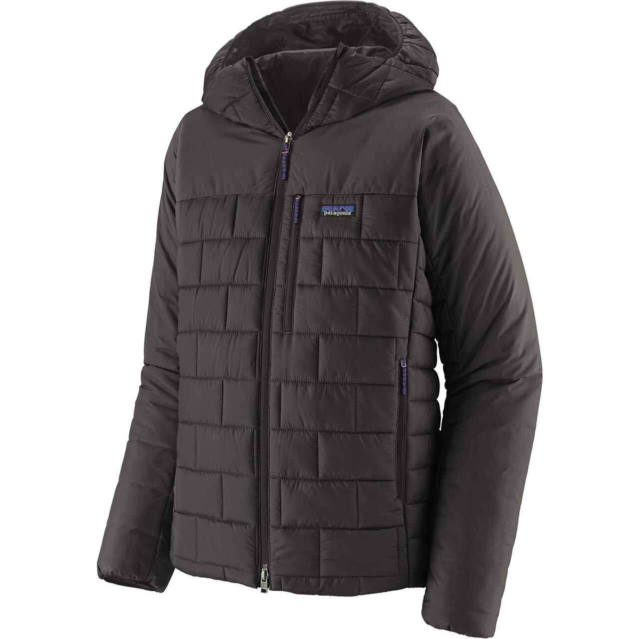Patagonia Mens Hi-loft Nano Puff Hoody (Sort (BLACK) Large)