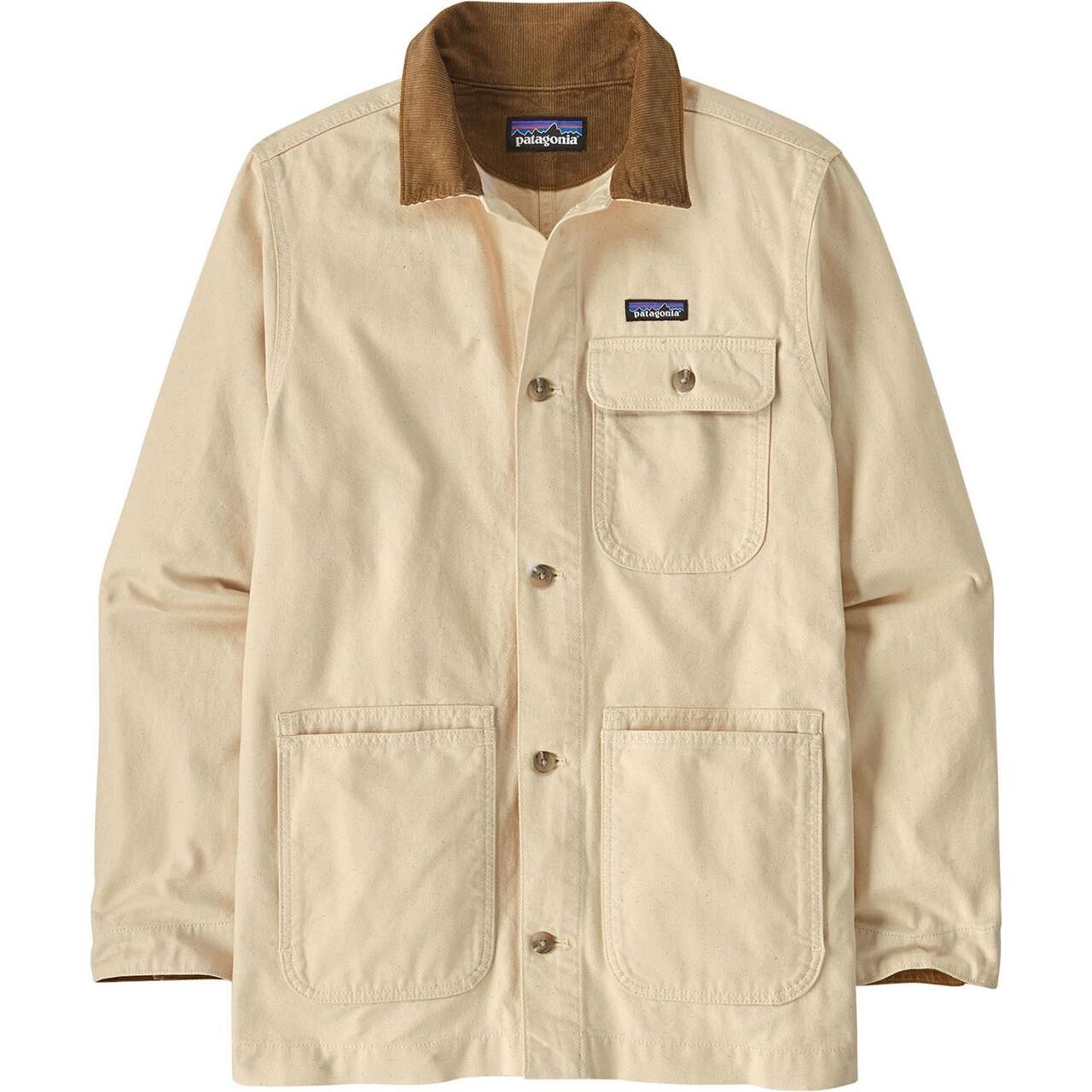 Patagonia Mens Point Reyes Canvas Jacket (Beige (UNDYED NATURAL) Medium)