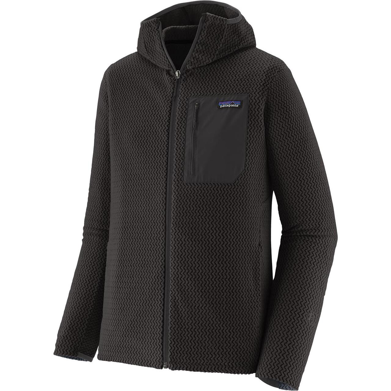 Patagonia Mens R1 Air Full-zip Hoody (Sort (BLACK) Large)