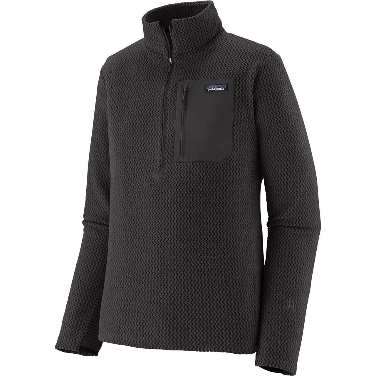 Patagonia Mens R1 Air Zip Neck (Sort (BLACK) X-large)