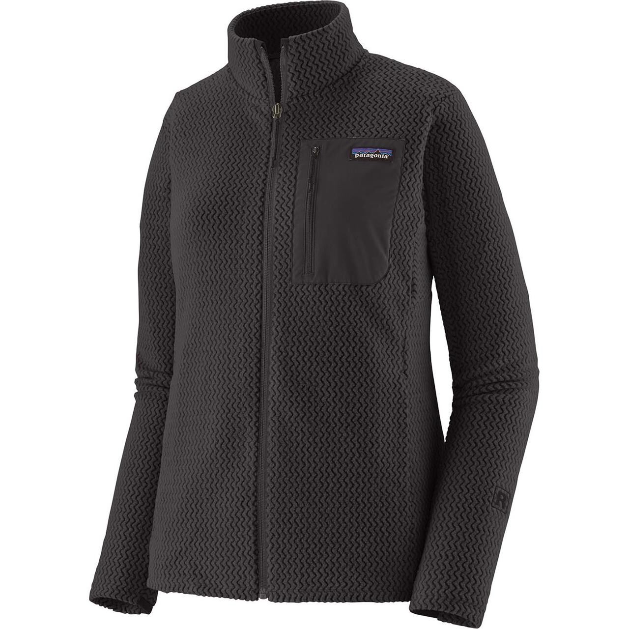 Patagonia Womens R1 Air Jacket (Sort (BLACK) Large)