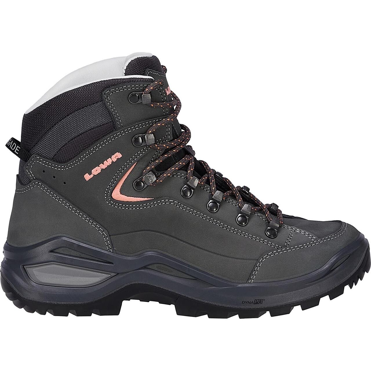 Lowa Womens Renegade EVO LL Mid (Grøn (GRAPHITE/APRICOT) 38)