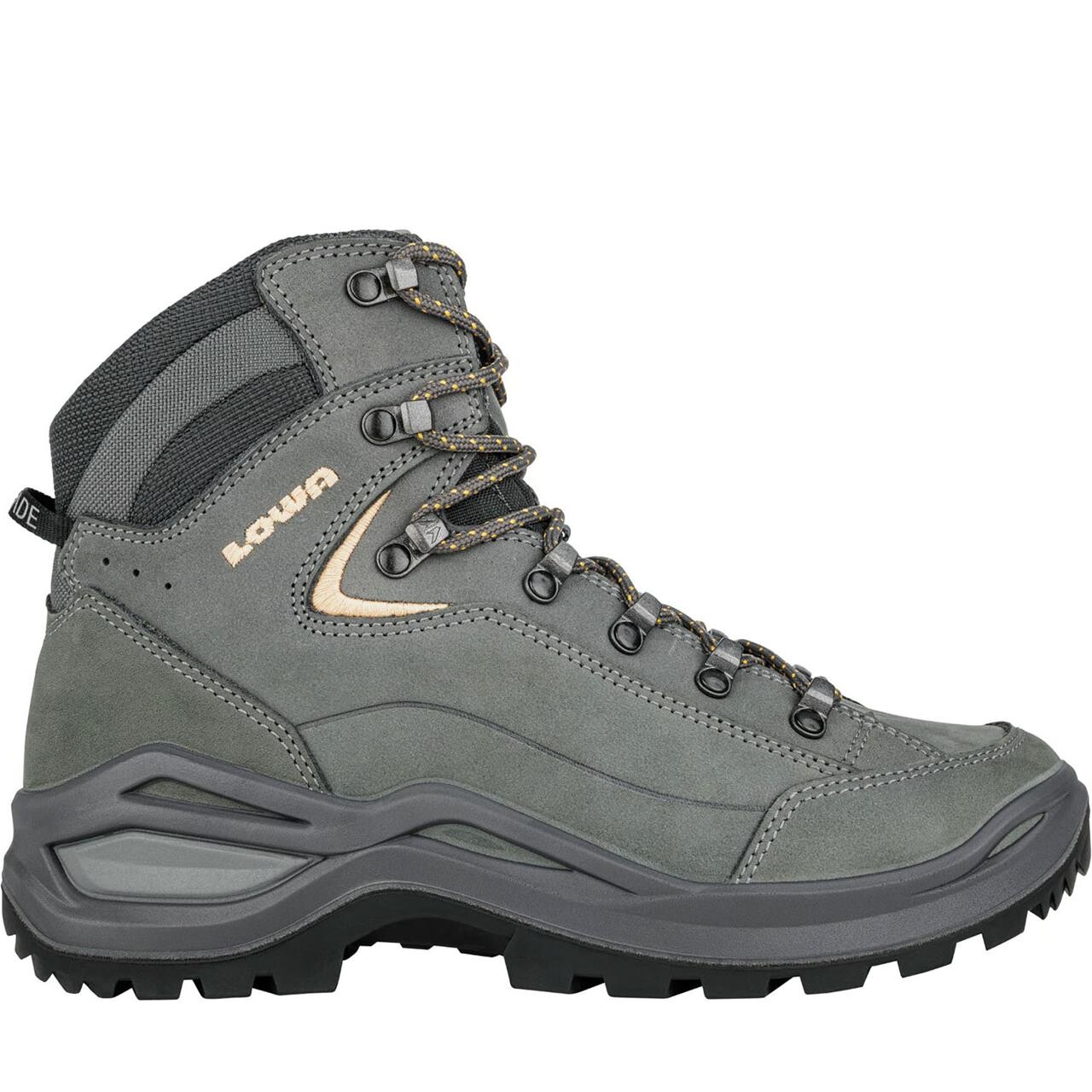 Lowa Womens Renegade EVO LL Mid (Grøn (GRAPHITE/APRICOT) 39)
