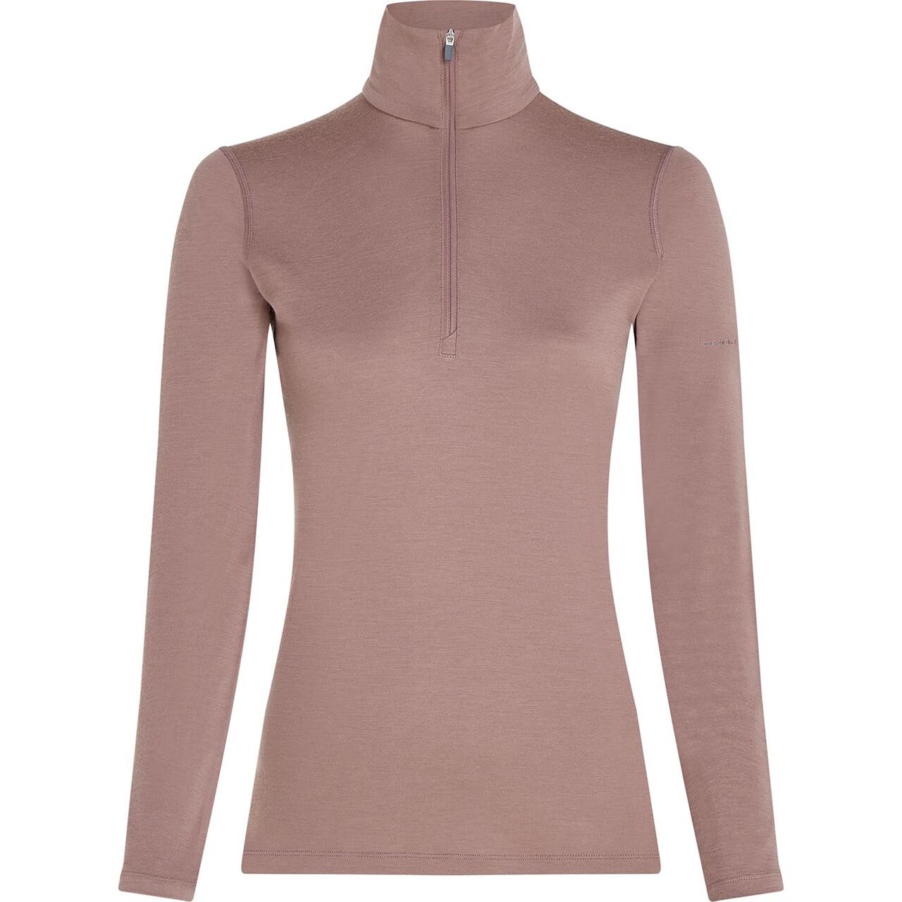 Icebreaker Womens Merino 200 Oasis L/S Half Zip (Lilla (SUMMIT) Small)