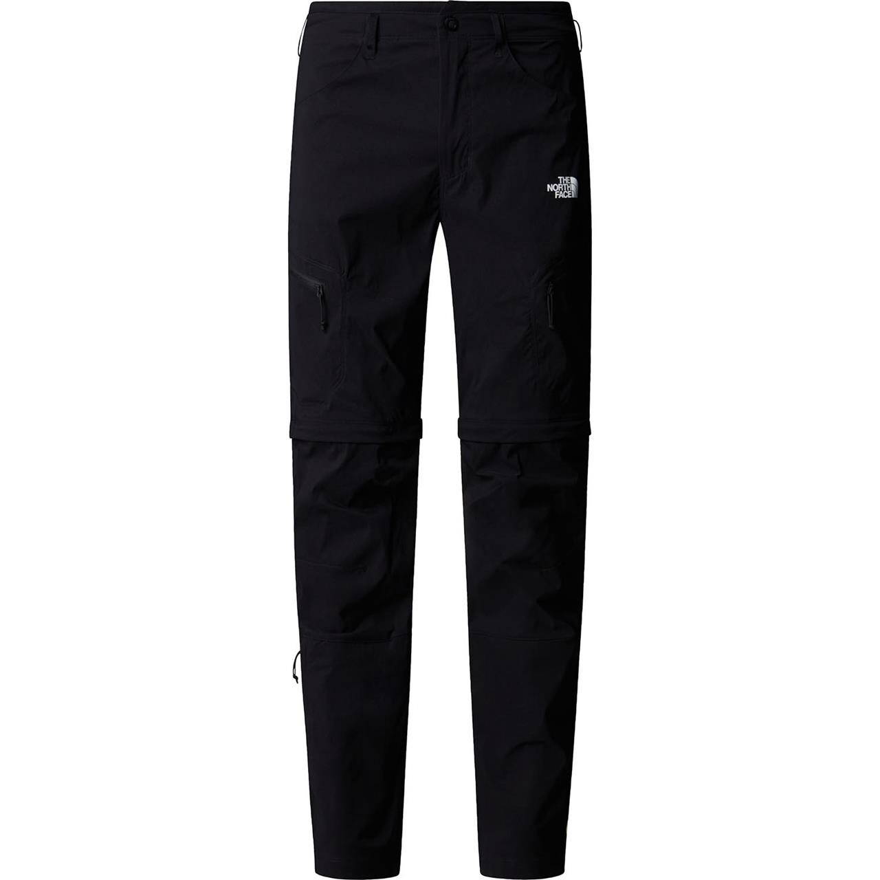 The North Face Exploration Reg Tapered Convertible Hiking Pants - tnf sort størrelse: xs
