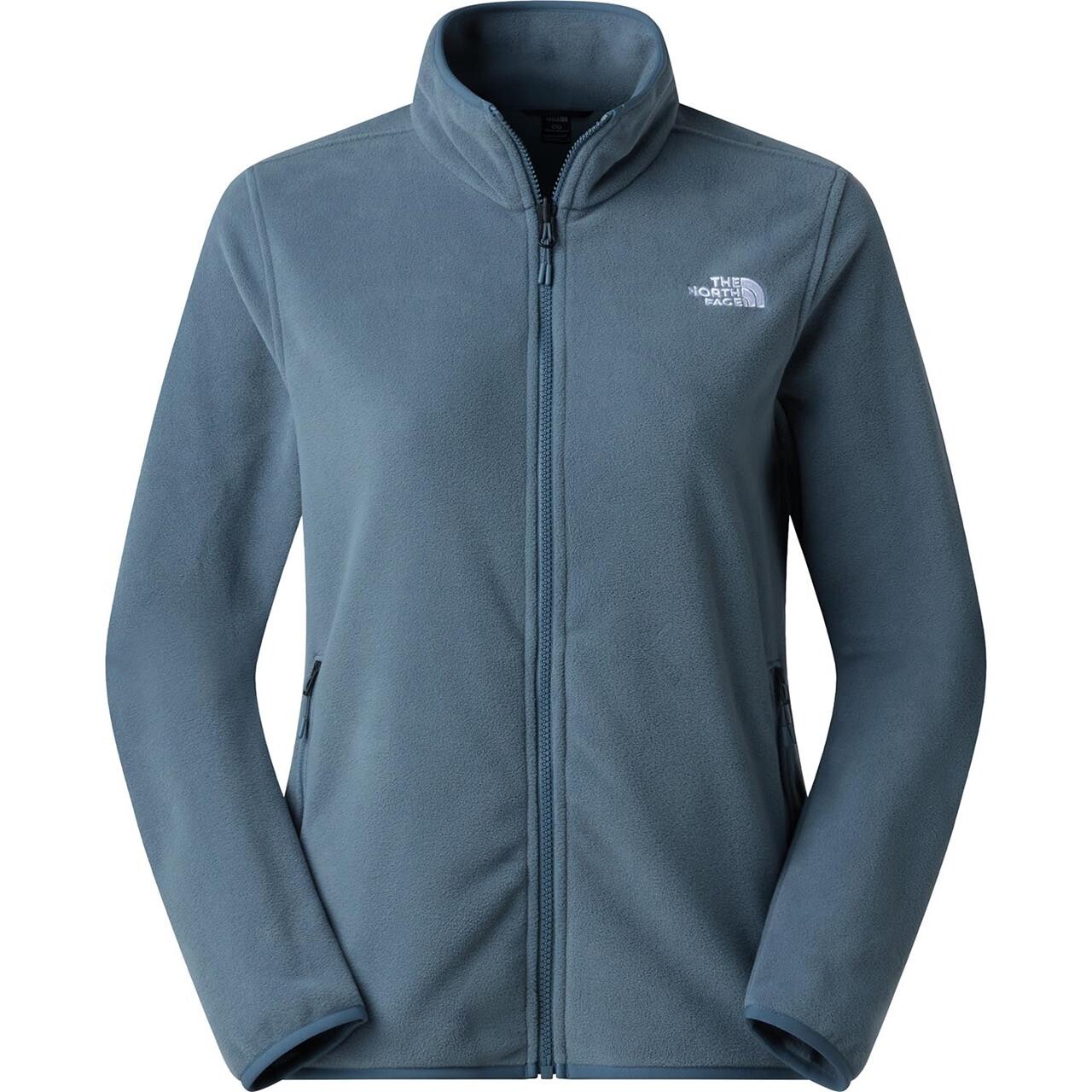 The North Face Womens Glacier Fleece Jacket (Blå (GRANITE GREY) Large)