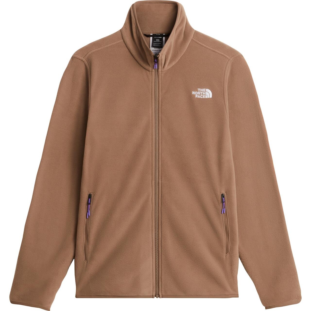 The North Face Womens Glacier Fleece Jacket (Beige (GARNET) Large)