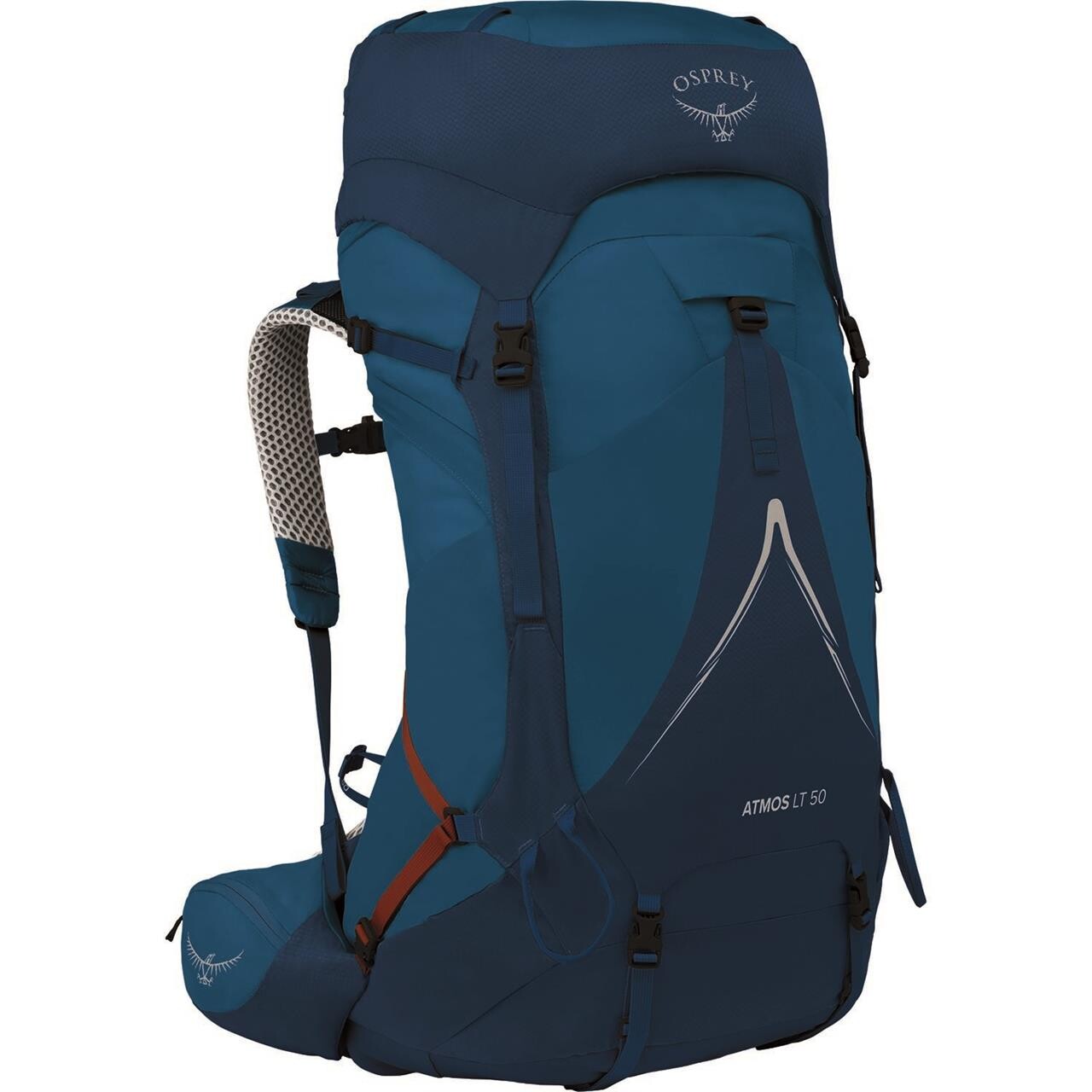 Osprey Atmos AG LT 50 (Blå (NIGHT SHIFT/SCORIA BLUE) Small/medium)