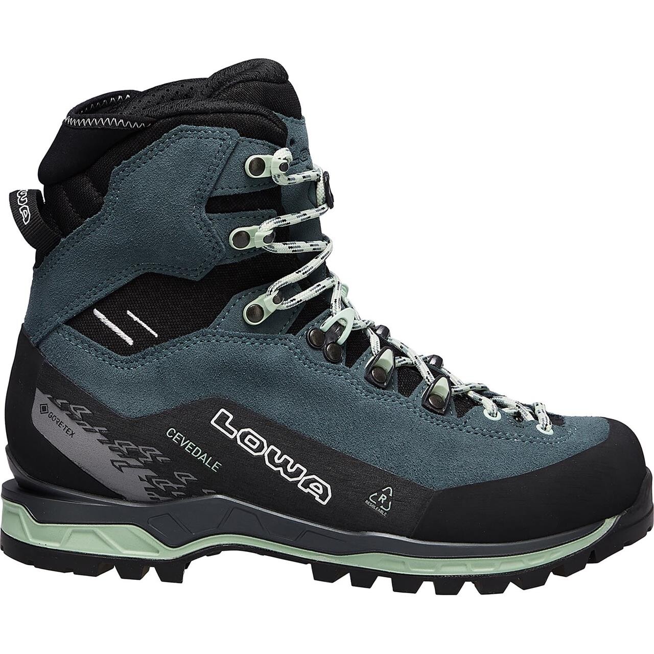 Lowa Womens Cevedale Pro GTX Mid (Blå (DARK PETROL) 38)