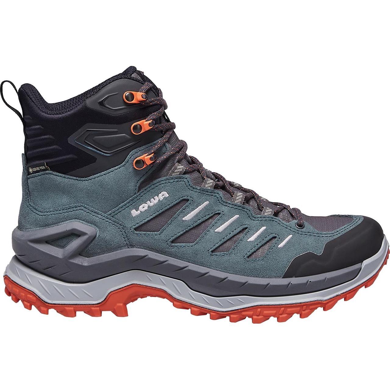 Lowa Mens Innovo GTX Mid (Grøn (SMOKE GREEN/FLAME) 42,5)