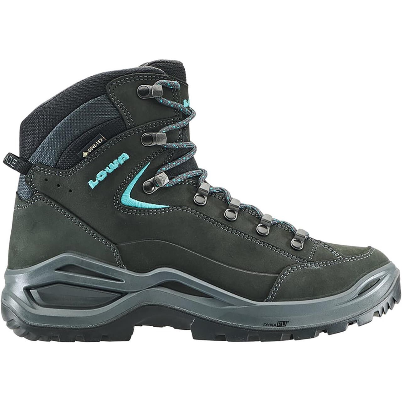 Lowa Womens Renegade Evo GTX Mid (Sort (ASPHALT/TURQUOISE) 44,5)