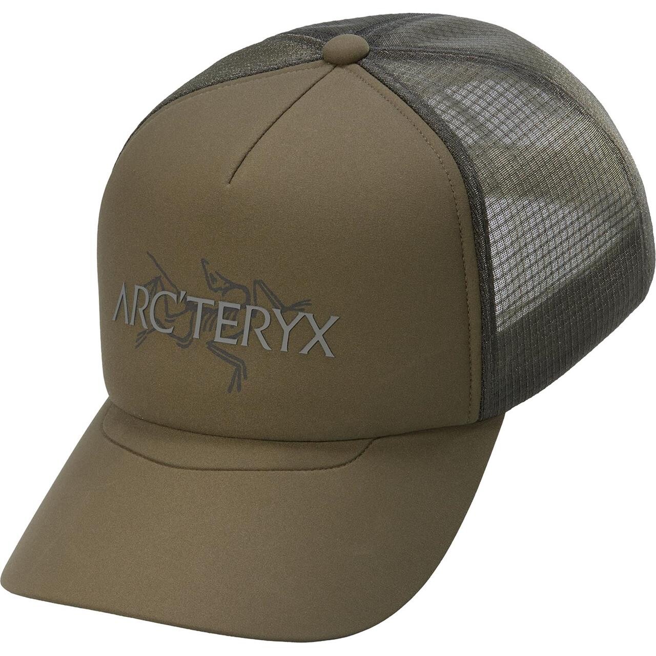 Arcteryx Bird Word Trucker Hat (Grøn (TATSU/FORAGE) Small/medium)