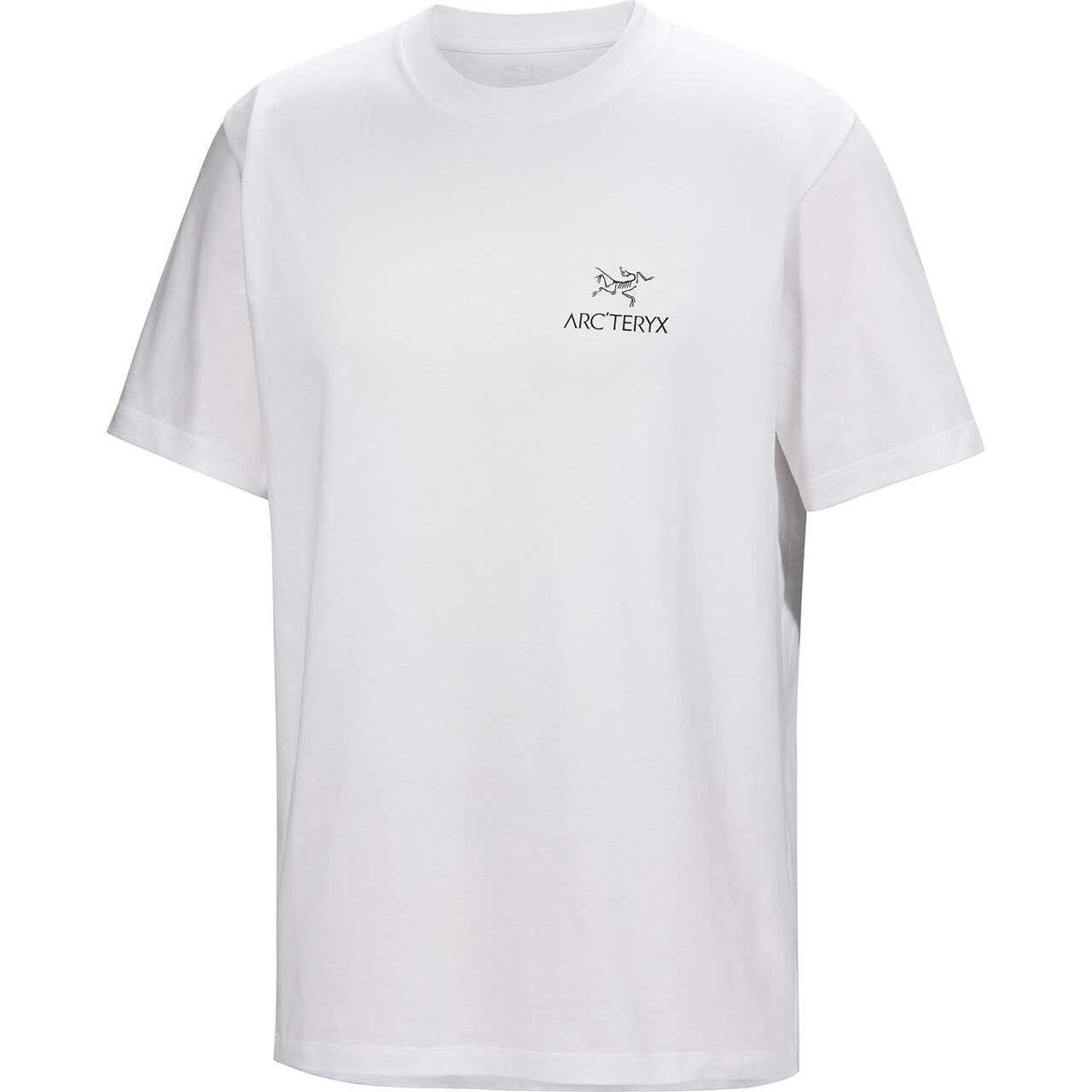 Arcteryx Mens Kragg SL Cotton Bird Word S/S (Sort (WHITE LIGHT/BLACK) Medium)