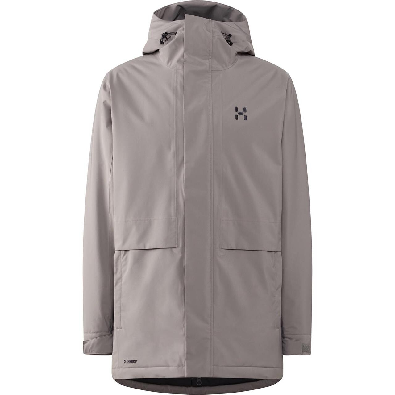 Haglöfs Mens Salix Proof Mimic II Parka (Grå (STONE BRICK) Medium)