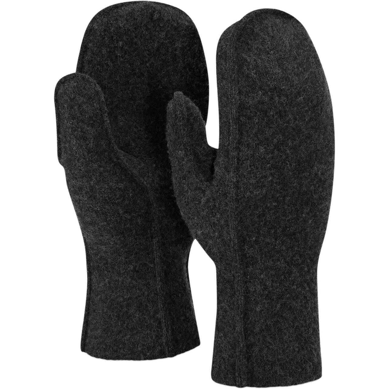 Aclima Reborn Felted Mittens (Grå (DARK GREY MELANGE) X-small)