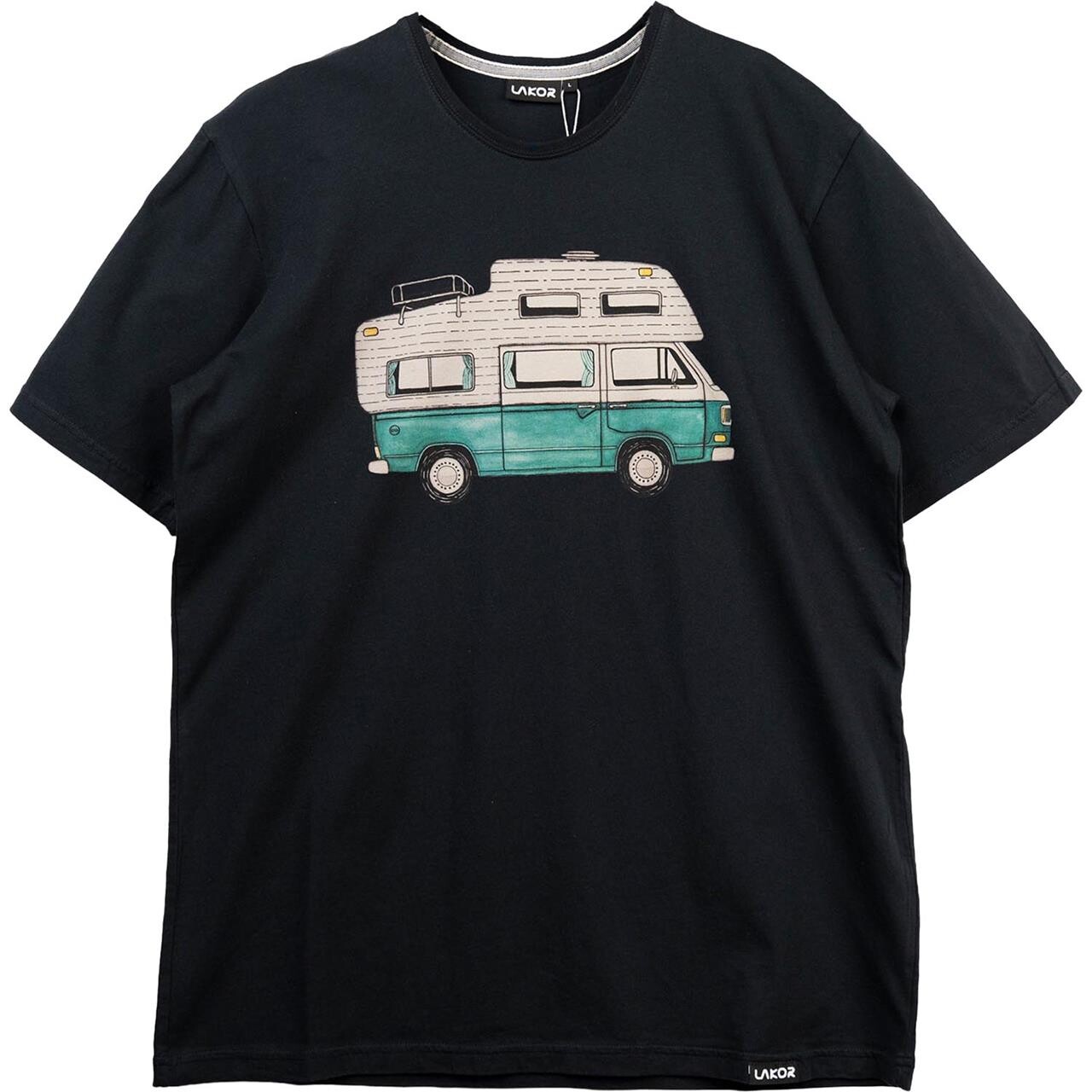 Lakor Mens Forest Camper T-shirt (Blå (MOONLESS NIGHT) XX-large)