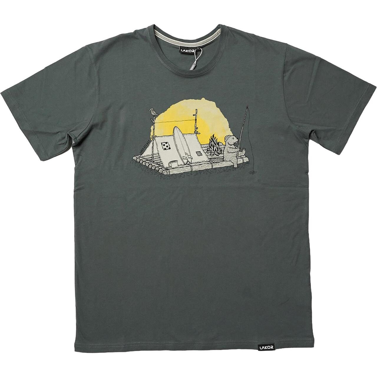 Lakor Mens Raft T-shirt (Grå (URBAN CHIC) X-large)