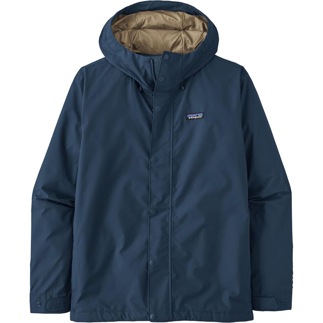 Patagonia Mens Jackson Glacier Rain Jacket (Blå (TIDEPOOL BLUE) Small)