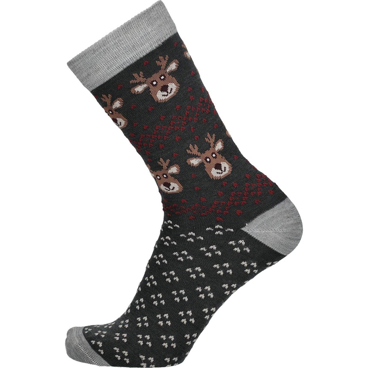 Friluftsland Merino Lifestyle Reindeer Stripe (Grøn (GRAPHITE/GREEN) 35-38)