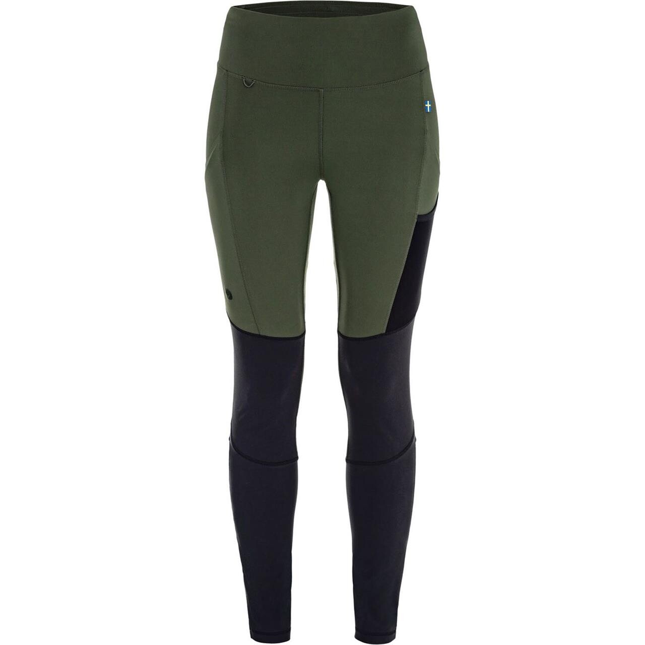 Fjällräven Womens Keb Agile Tights (Grøn (DEEP FOREST-BLACK/662-550) Large)
