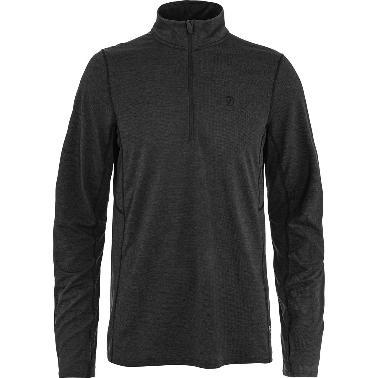 Fjällräven Mens Abisko Day Hike Half Zip (Sort (BLACK/550) Large)