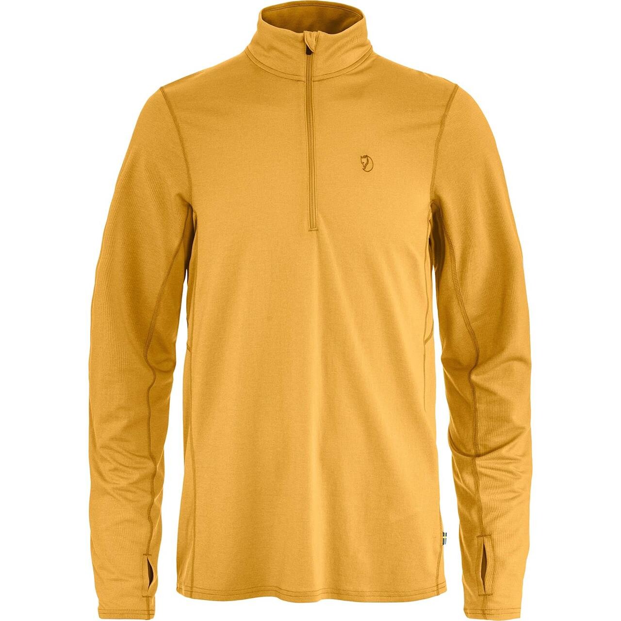 Fjällräven Mens Abisko Day Hike Half Zip (Gul (OCHRE/160) Large)