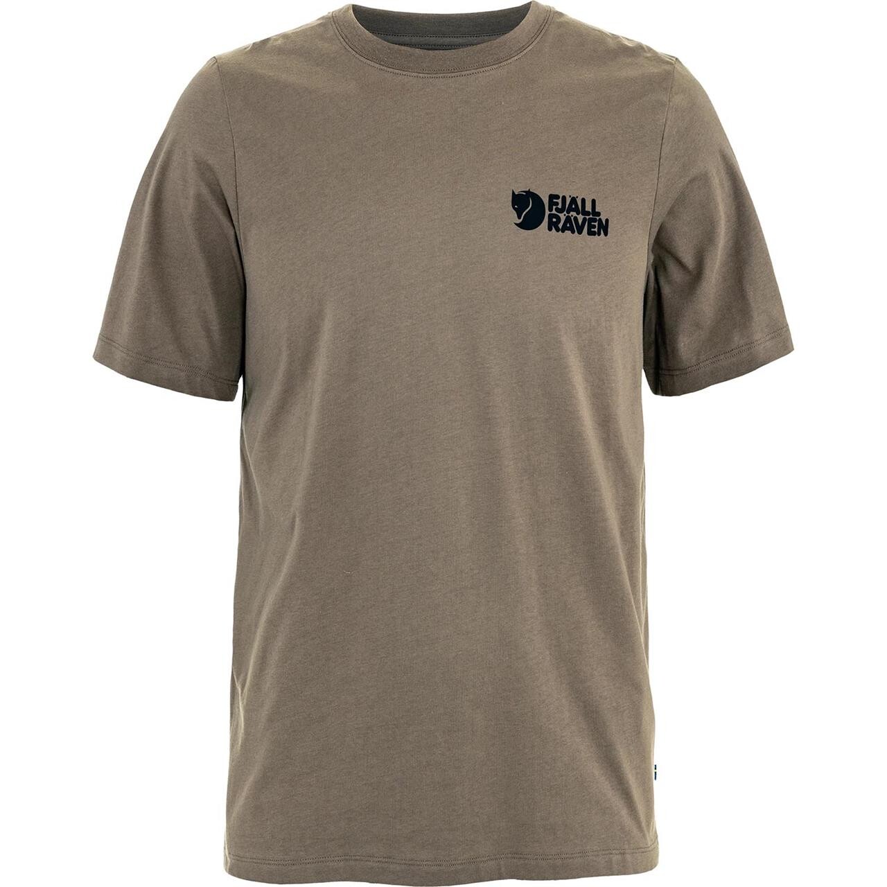 Fjällräven Mens Swedish Forest T-shirt (Brun (SUEDE BROWN/244) Large) billede