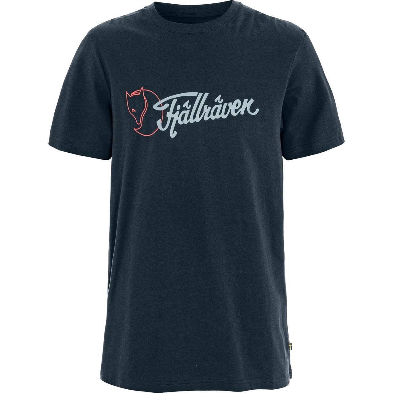 Fjällräven Mens Archive Logo T-shirt (Blå (DARK NAVY/555) Large)