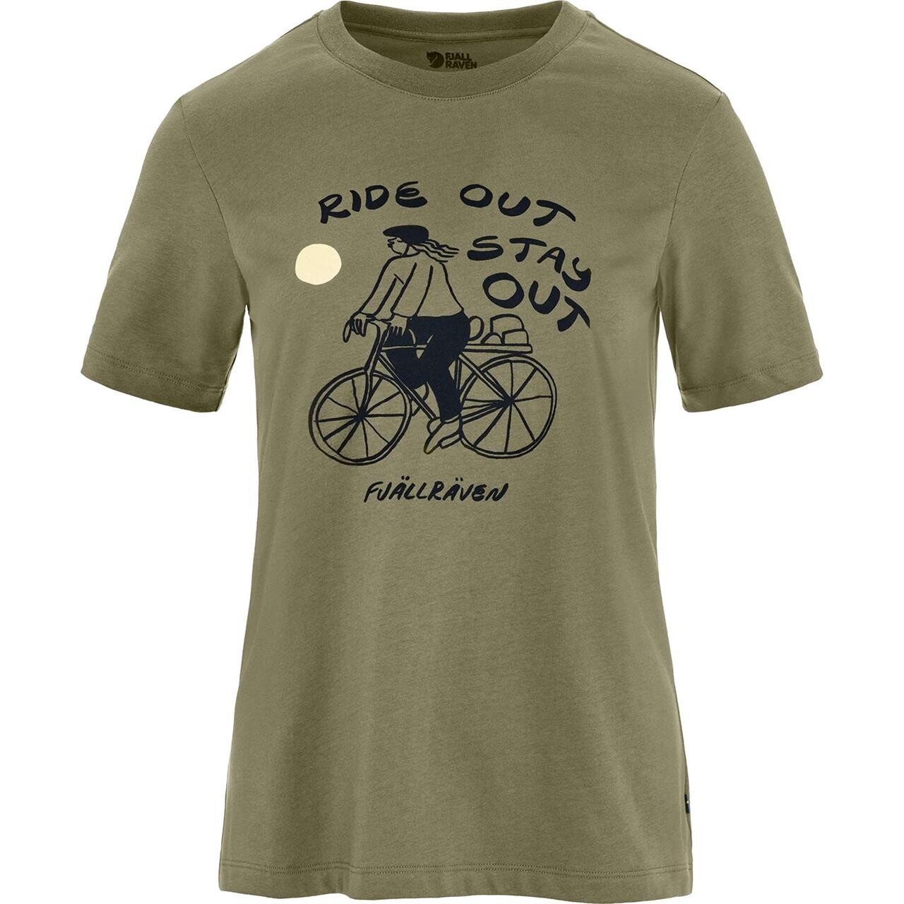 Fjällräven Womens Hoja Iväg T-shirt (Grøn (GREEN/620) Large)