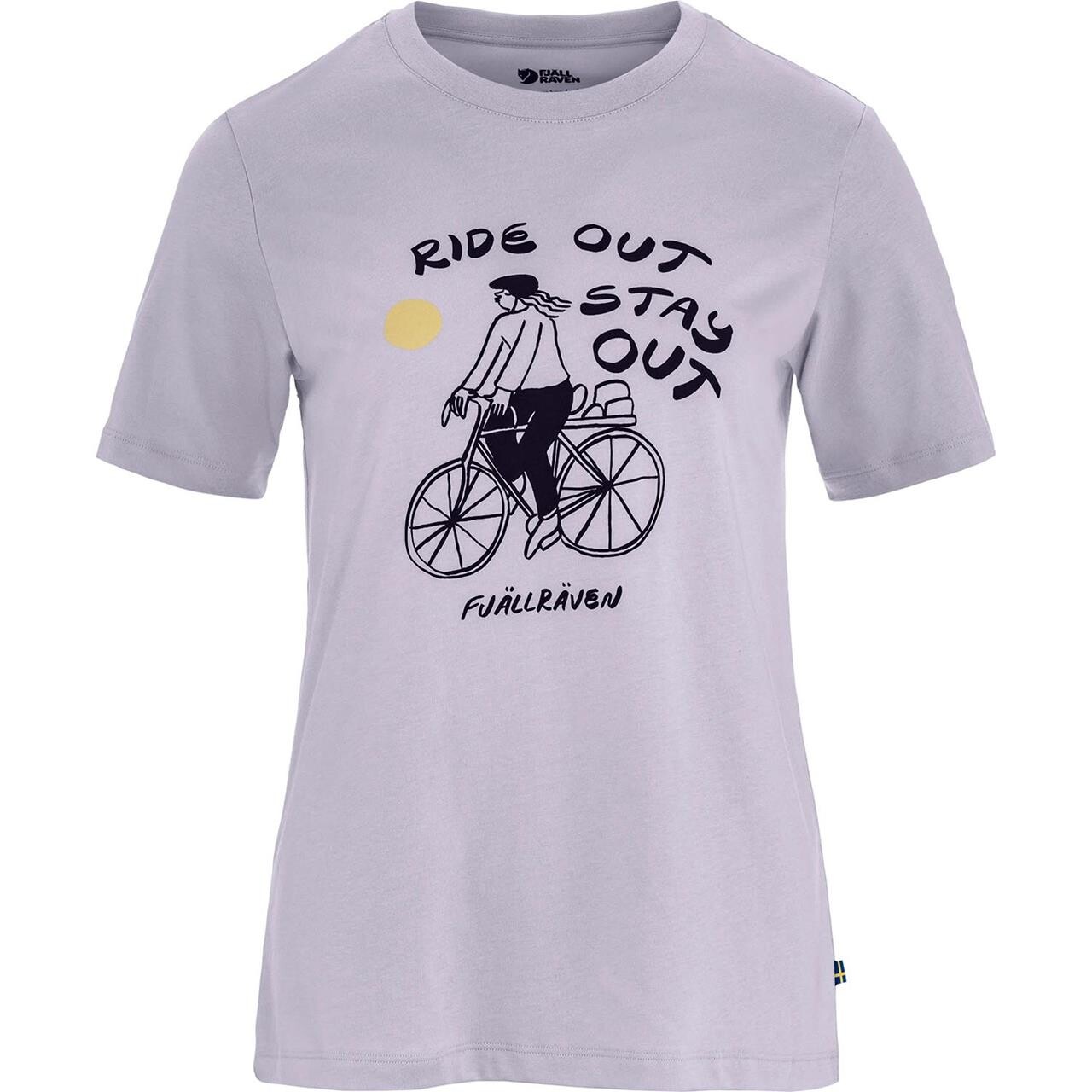 Fjällräven Womens Hoja Iväg T-shirt (Lilla (LAVENDER MIST/452) Large)