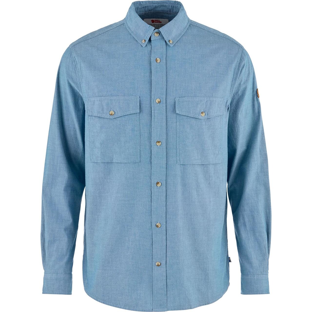Fjällräven Mens Övik Chambray Shirt L/S (Blå (DAWN BLUE/543) Large)