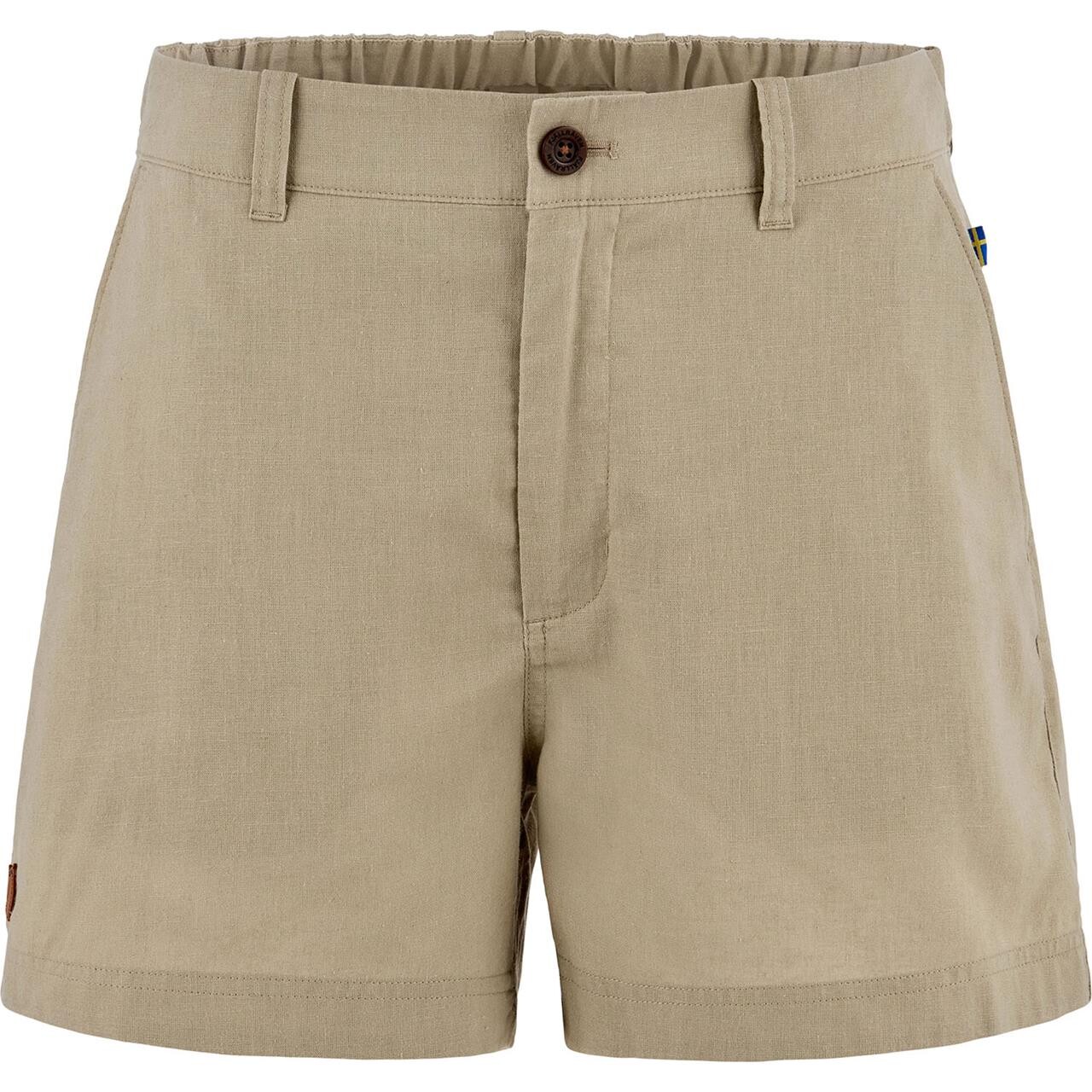 Fjällräven Womens Hemp Blend Shorts (Beige (SAND STONE/195) 34)