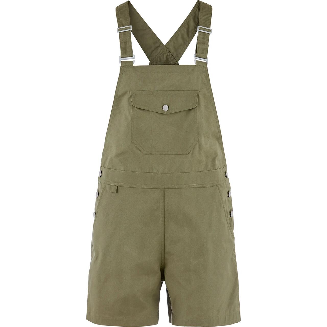 Fjällräven Womens Vardag Dungaree Shorts (Grøn (GREEN/620) X-small)