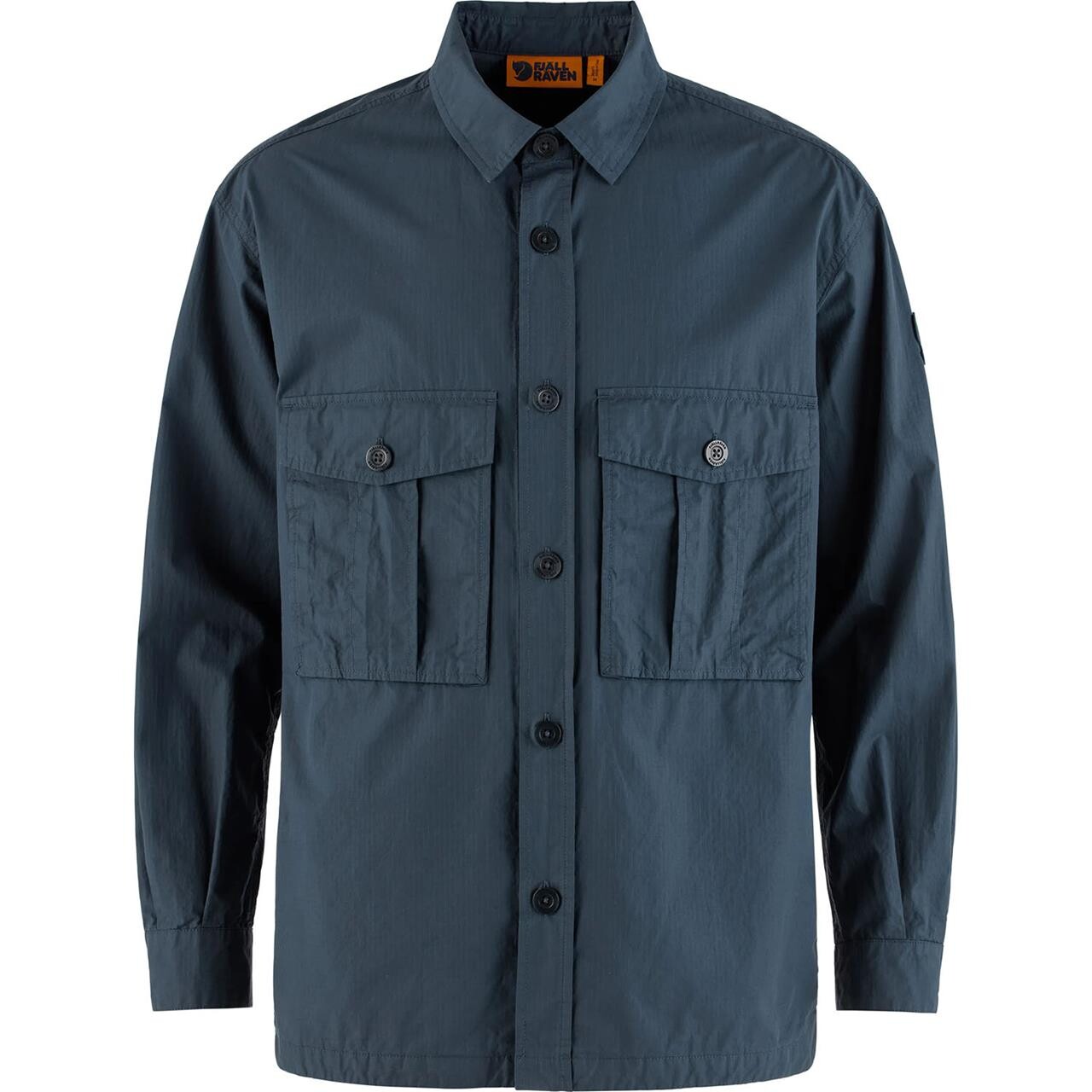 Fjällräven Mens Fjällräven Big Fox Overshirt (Blå (MOUNTAIN BLUE/570) Large)