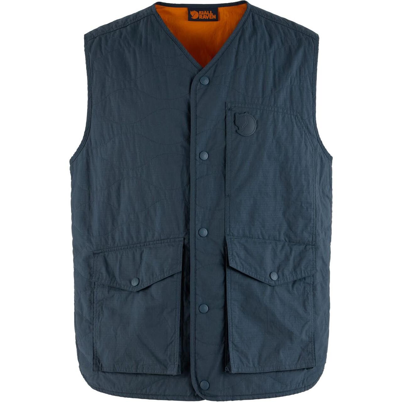Fjällräven Samlaren Reversible Vest (Blå (MTN BLUE-FIELD ORANGE/570-260) XX-small)