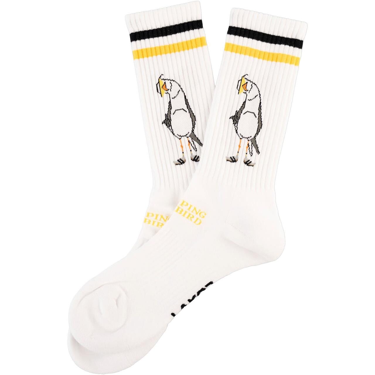 Lakor Flipping The Bird Tennis Socks (Hvid (WHITE) 39-42)