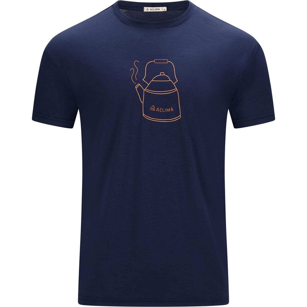 Aclima Mens LightWool 140 Tee Kettle (Blå (NAVY BLAZER) X-small)